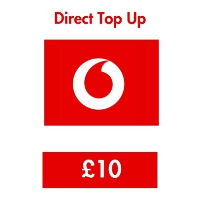 Vodafone £10 Direct Mobile Top Up