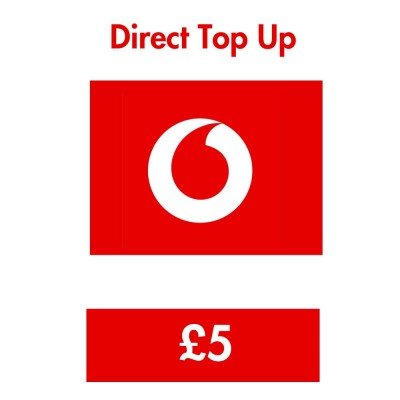 Vodafone £5 Direct Mobile Top Up