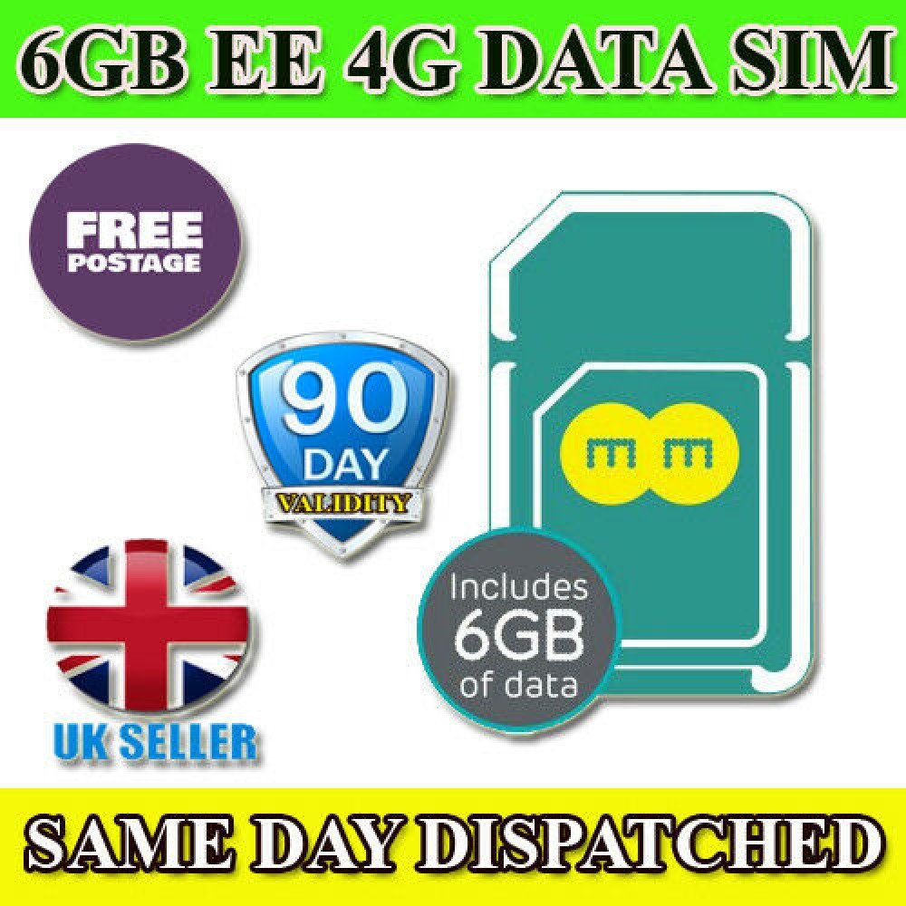 6GB EE Preloaded Data SIM