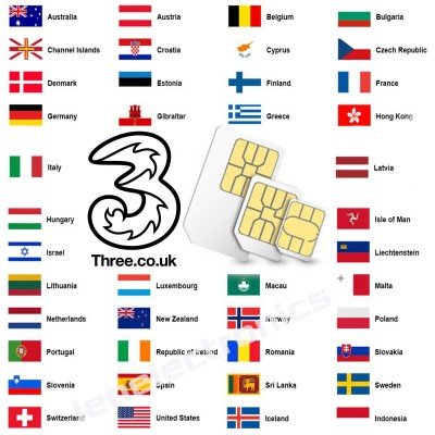 Free 3 Mobile Network UK Sim Card